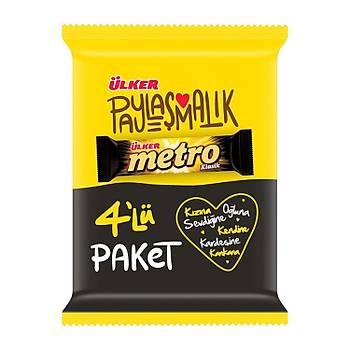 lker Metro Kaplamal Bar 36 gr 4 l x 4 Adet