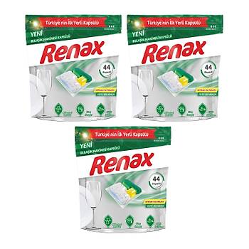 Renax Bulak Makinesi Kapsl Hepsi Bir Arada 44 L x 3 Adet (132 Kapsl)