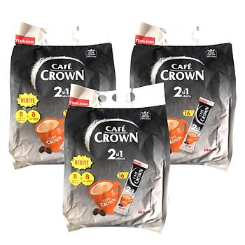 Cafe Crown 2 si 1 Arada 16 l Kahve / Karton Bardak ve Kartrc Hediyeli Set x 3 Adet