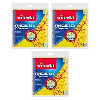 Vileda 3'l Mikrofiber Temizlik Bezi x 3 Paket