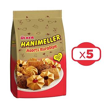 lker Hanmeller Asorti Kark Tatl Kurabiye 150 G x 5 Adet