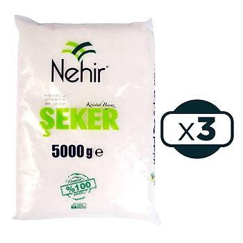 Nehir Toz eker 5 kg x 3 Adet 