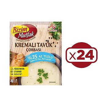 Bizim Mutfak Az Tuzlu Kremal Tavuk orbas 62 gr 24 l