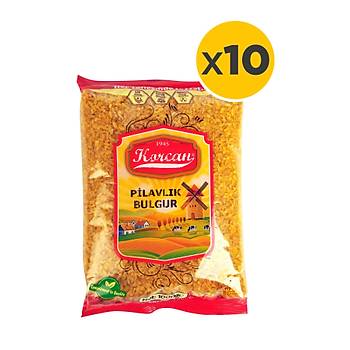 Korcan Pilavlk Bulgur 1 kg x 10 Adet (10 kg)