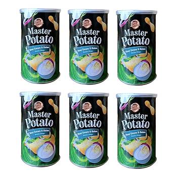 Master Potato Soanl & Eki Kremal Cips 60 Gr x 3 Adet