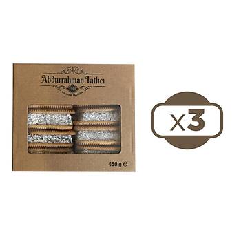 Abdurrahman Tatlc Biskvili Lokum 450 gr x 3 Adet