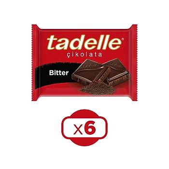 Tadelle Bitter Tablet ikolata 60 gr X 6 Adet