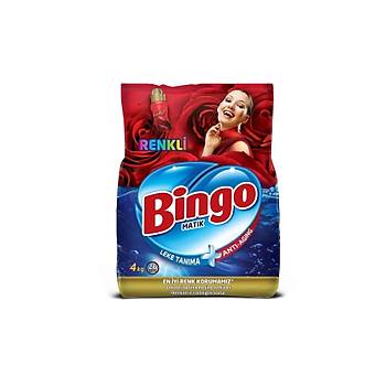 Bingo Matik Toz amar Deterjan Renkli 4 Kg