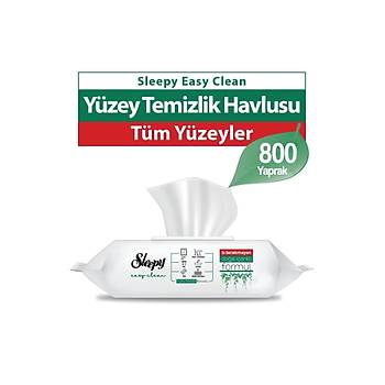 Sleepy Easy Clean Yzey Temizlik Havlusu 100' L 8 Paket