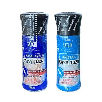 Saygn Himalaya ve Kaya Tuzu 110 gr tcl 2 li Set