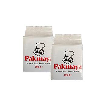 Pakmaya Instant Kuru Hamur Mayas 500 gr x 2 Adet