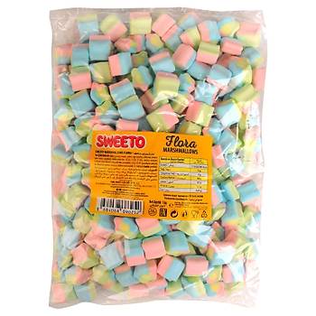 SWEETO Flora Marshmallows 1 Kg