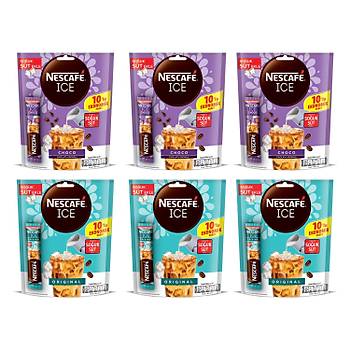 Nescafe Ice Original ve Choco 10 lu / 6 l Karma Paket