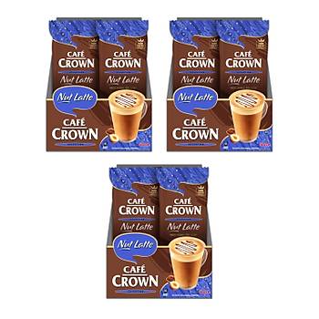 Cafe Crown Nut Latte 21,5 gr 10 lu x 3 Kutu