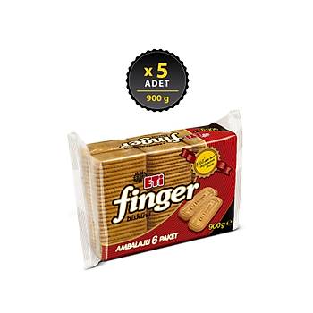 Eti Finger 900 g x 5 Adet