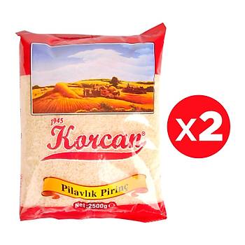 Korcan Pilavlk Pirin 2500 gr 2 li (5 kg)