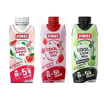 Dimes Cool Lime 310 ml 3 l Karma / Berry - ekersiz - Karpuz