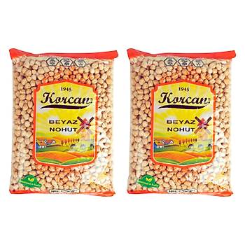 Korcan Beyaz Nohut 1 kg 8 mm x 2 Adet