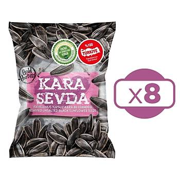 Kara Sevda Ay ekirdei 225 gr Tuzsuz x 8 Paket (2 kg)