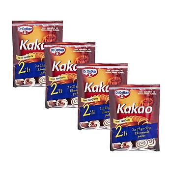 Dr.Oetker Kakao 2x25 gr x 4 Adet