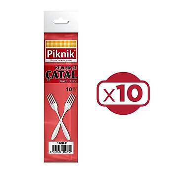 Piknik Plastik atal 10'lu x 10 Paket (100 Ad)