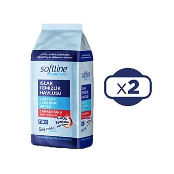 Softline Fresher Islak Temizlik Havlusu amar Sulu 108 Adet 2 Adet