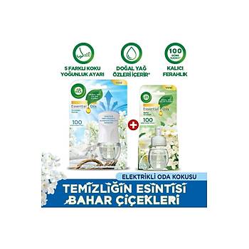 Air Wick Elektrikli Oda Kokusu+ Yedek ie Bahar iekleri-Esansiyel Yalar erir*