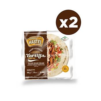 Hastel Tortilla Lava 10 Adet 650 Gr X 2 Paket