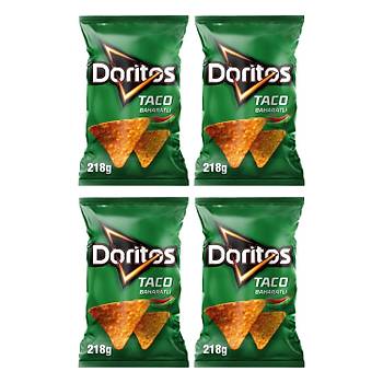 Doritos Taco Baharatl 218 gr Mega Paket x 4 Adet