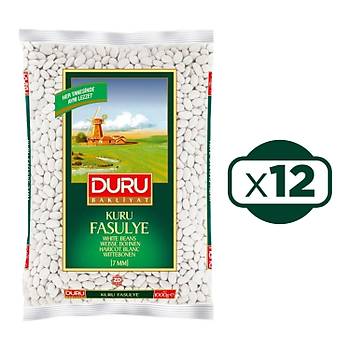 Duru Kuru Fasulye 7mm 1 Kg X 12 Adet