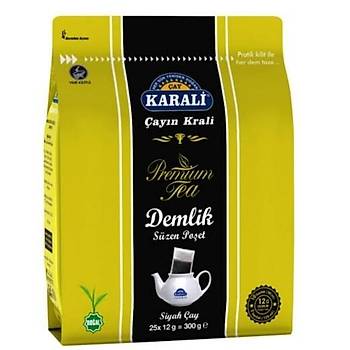 Karali Premium Demlik Poet ay 300 gr + Demleme Yeil ay 200 gr 4 l Paket