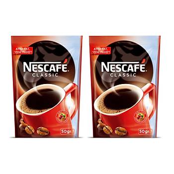 Nescafe Classic 50 Gr Eko Paket x 2 Adet