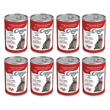 Cango Yetikin Konserve Kedi Mamas Kuzu Etli 415 Gr X 8 Adet