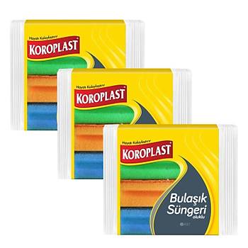 Koroplast Oluklu Bulak Sngeri 8 li x 3 Paket