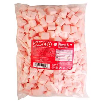 SWEETO Heart Marshmallows 1 Kg