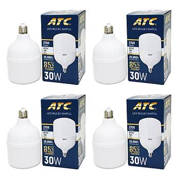 ATC Led Bulb Ampul 30 W Beyaz Ik x 4 Adet