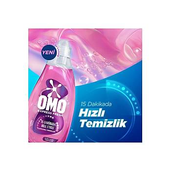 Omo Express Fresh Capcanl Renkler Renkli Ve Siyahlar Sv amar Deterjan 1480 ml X2