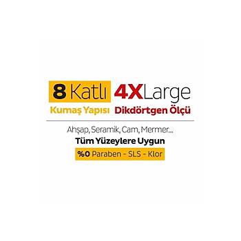 Sleepy Easy Clean Arap Sabunu Katkl Mopa Uyumlu Yer Temizlik Havlusu 3x50 (150 YAPRAK)