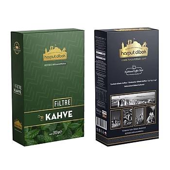 Harput Dibek Filtre ve Dibek Kahvesi 200 + 200 gr 