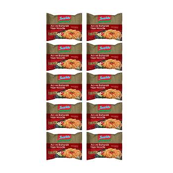 Indomie Noodle Gurme Ac Ve Baharatl 80 gr x 10 Adet