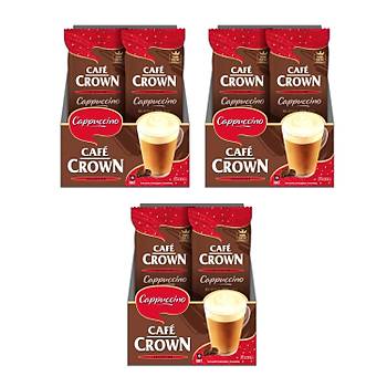 Cafe Crown Cappuccino 14 gr 10 lu x 3 Kutu 