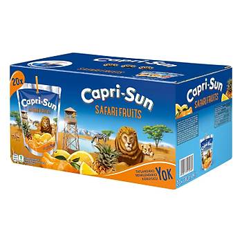 Capri - Sun Safari Meyve Suyu 200 ml x 20 Adet