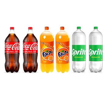 Coca-Cola Fanta Sprite 2,5 lt 6 l Karma Paket