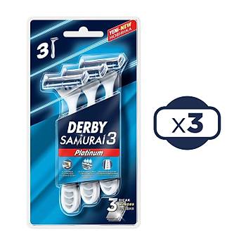 Derby Samurai 3 Platinum 3'l Blister x 3 Adet