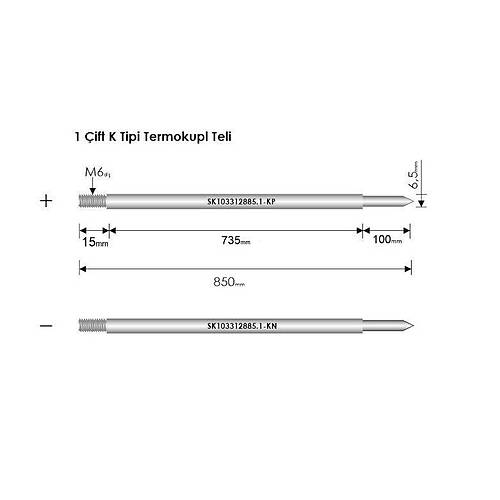 85cm Billet Scaklk lm ubuu K Tipi Termoift