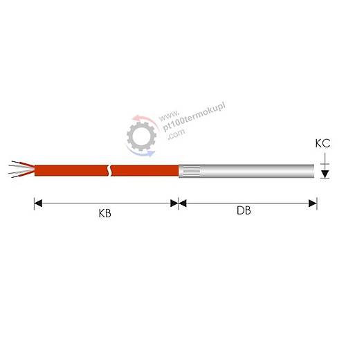 2xPt100 RTD ift Sensrl Pt100 Sipariini Kendin Olutur