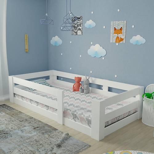 Montessori Karyola 120200 Yatak Uyumlu Beyaz MY-01
