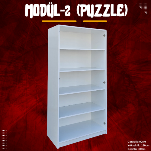 Puzzle Modler Elbise Dolab - Kendi Dolabn Tasarla