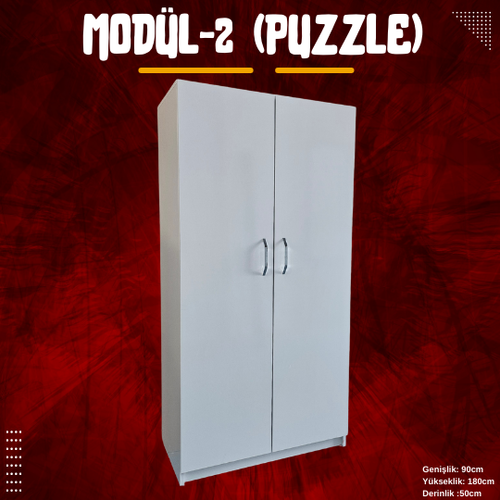 Puzzle Modler Elbise Dolab - Kendi Dolabn Tasarla