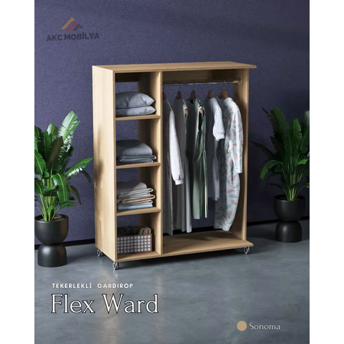 Flex Ward Tekerlekli Gard�rop